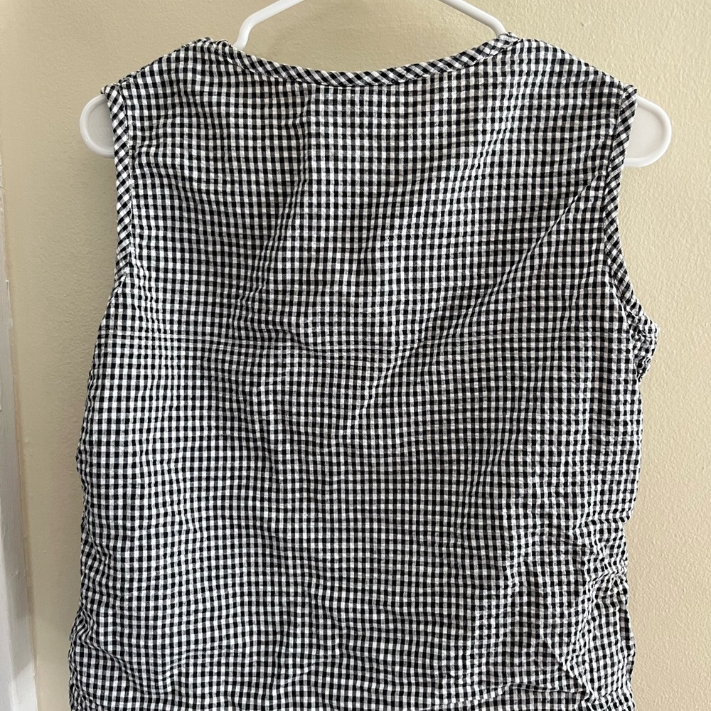 Vintage 90s gingham top - Picture 3 of 4